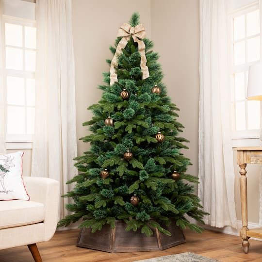 6.5Ft Unlit Real Touch™ Calloway Fir Full Artificial Christmas Tree By Northlight in Green | 6.5 ft | Michaels®